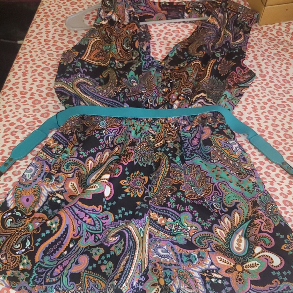 Material girl rompers size small